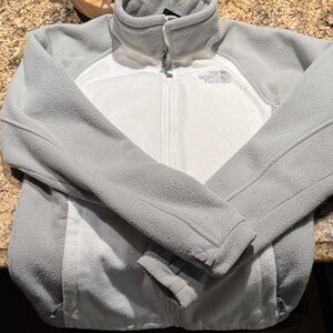 The North Face Light Gray Fleece Jacket